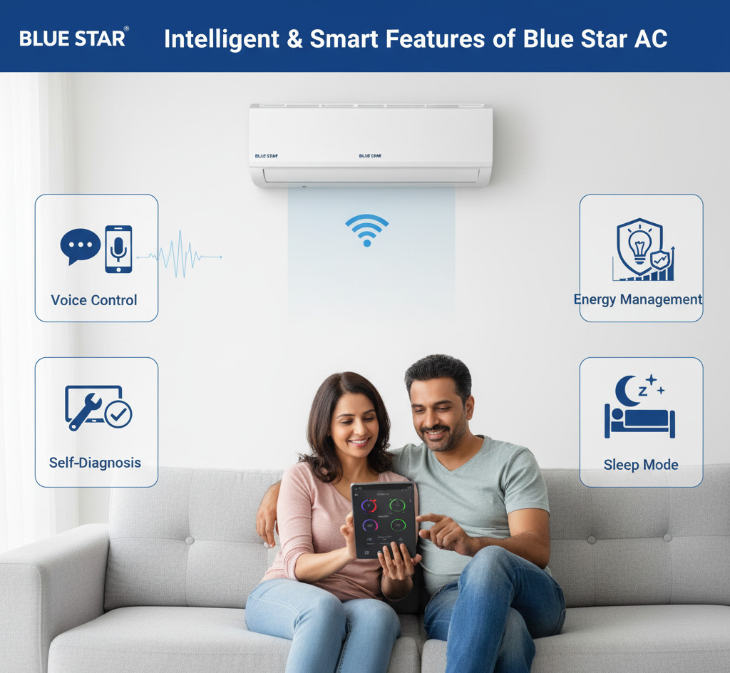Intelligent and Smart Features of blue star ac