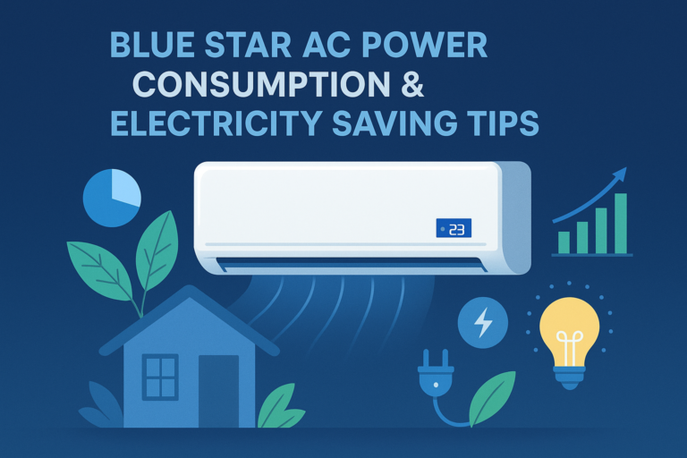 7 Blue Star AC Power Consumption & Electricity Saving tips