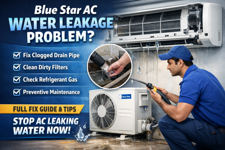Blue Star AC water leakage problem