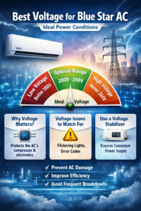 Read more about the article Best Voltage for Blue Star AC – Ideal Power Conditions