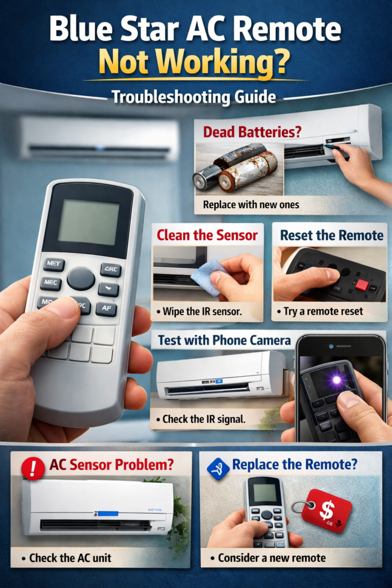 Blue Star AC Remote Is Not Working