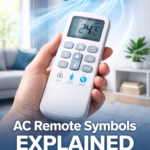 Blue Star AC Remote Symbols Meaning (Cool, Dry, Fan, Swing Explained)