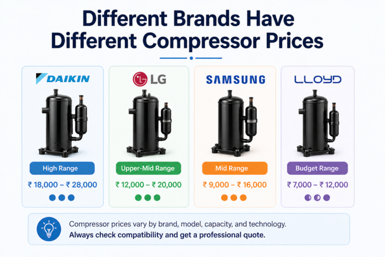 AC Compressor Replacement Cost in India 2026 - Expert Guide