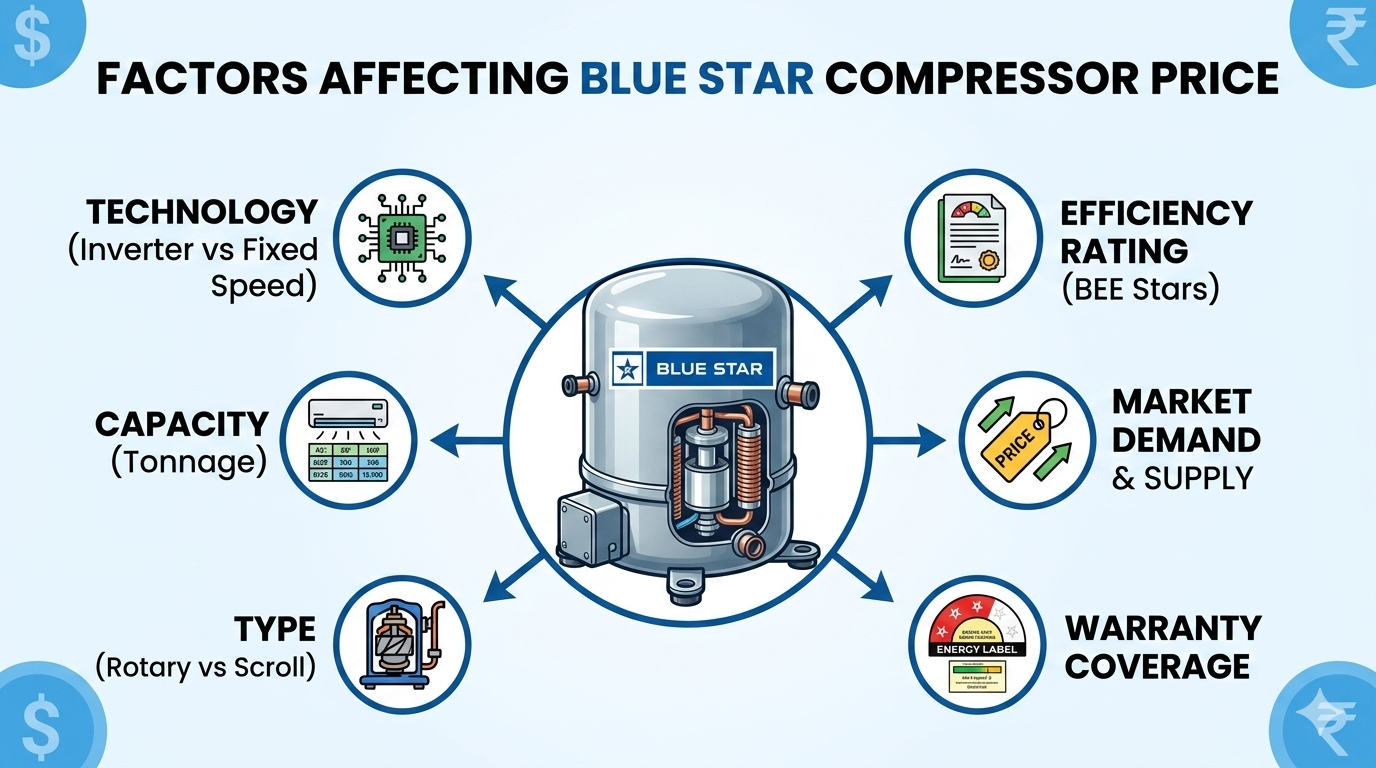 Blue Star 1.5 Ton Window AC Compressor Price – Don’t Overpay