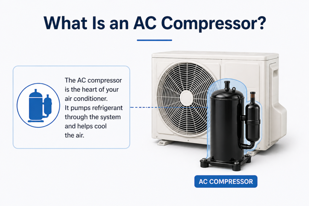 AC compressor replacement cost in India