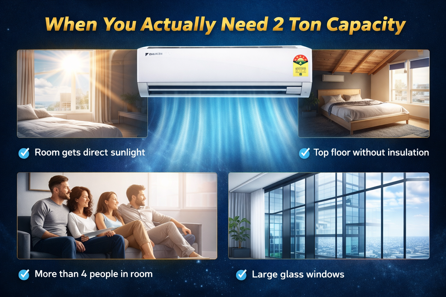 Best 2 Ton Split AC in India (2026) – Top 5 Picks