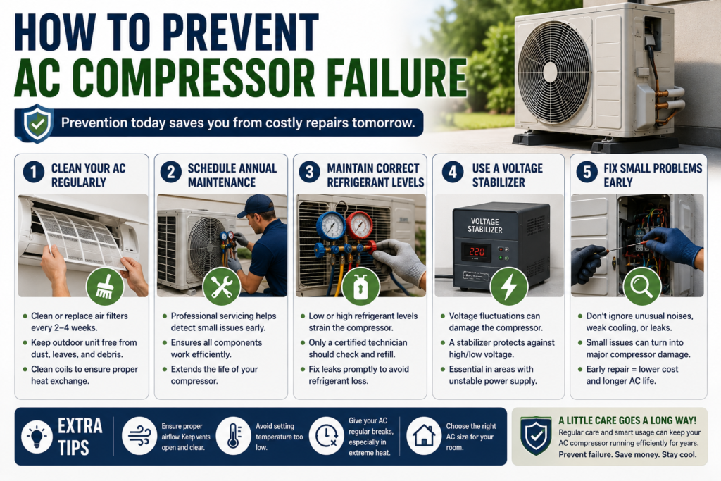 why compressor stops working