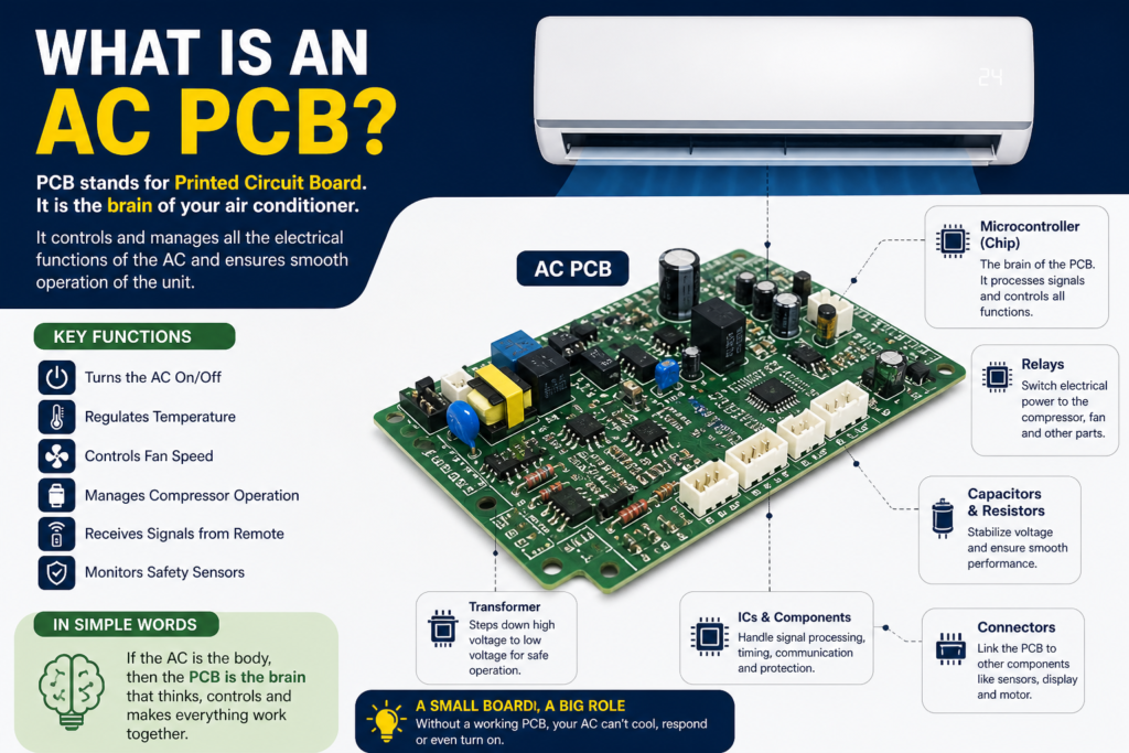 AC PCB repair cost in India